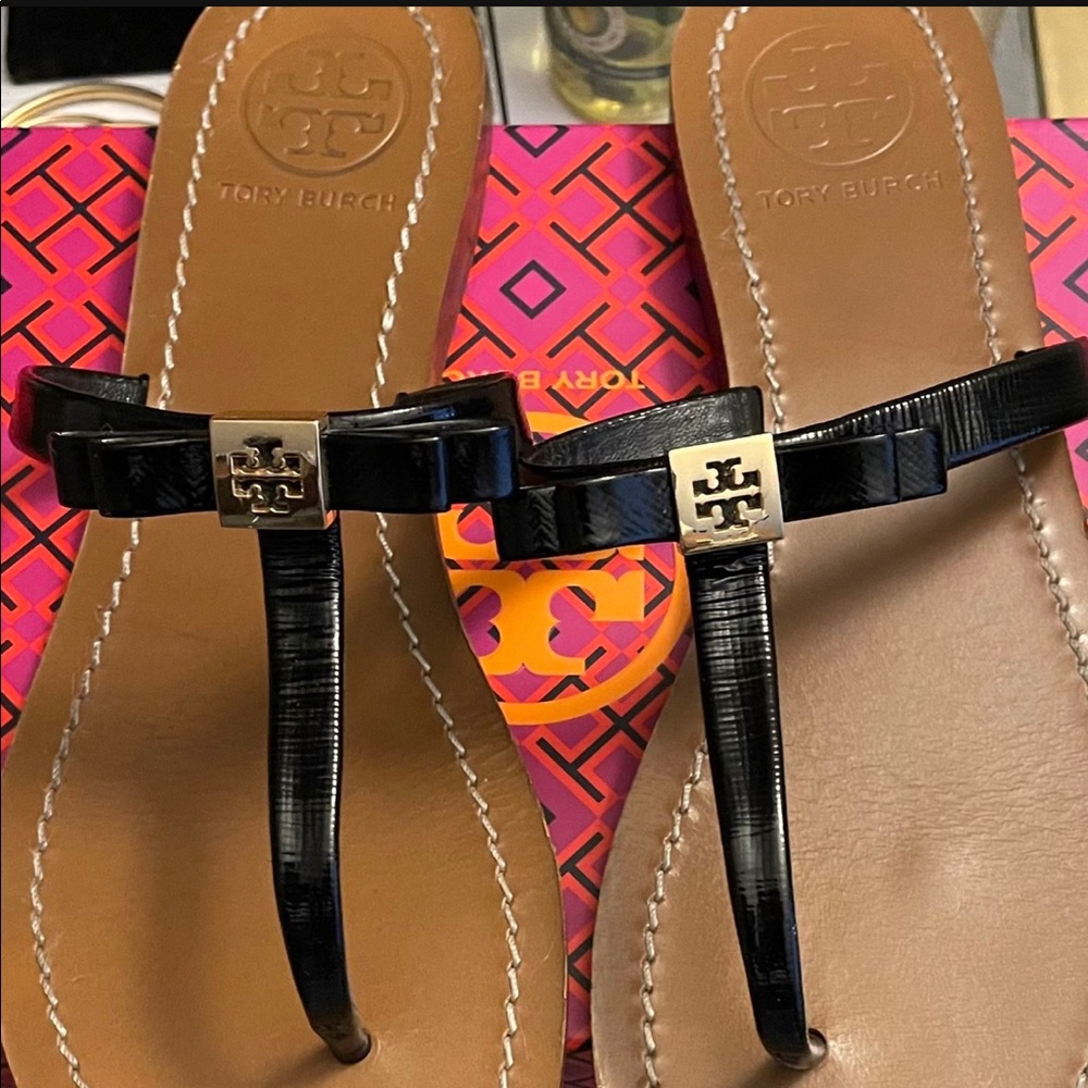 Used Tory Burch sandals in good condition